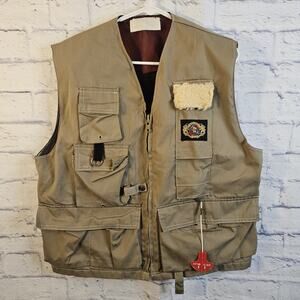 Vintage Stearns Anglers Vest Large? Made in USA Fishing Life Jacket